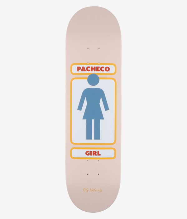 Girl Pacheco 93 Til OG Naturals 8.375" Skateboard Deck (cream)