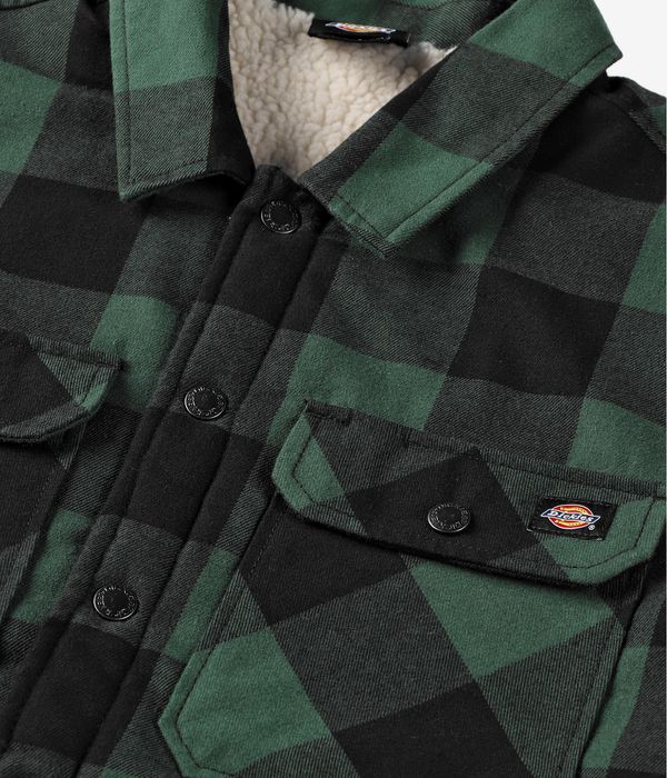 Dickies Lined Sacramento Camisa (pine needle green)