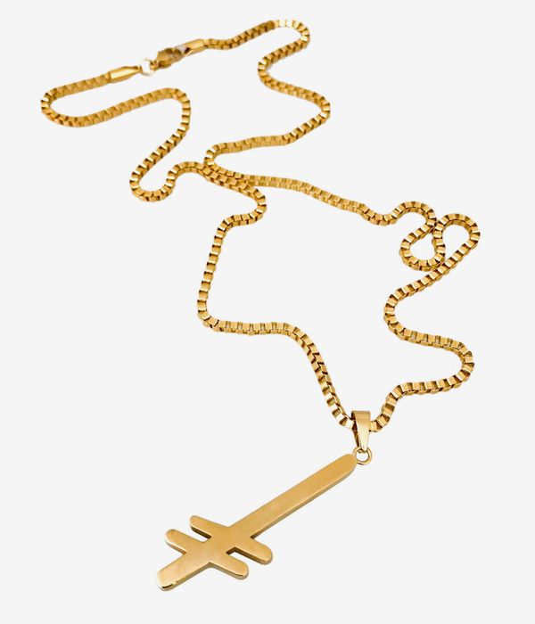 Deathwish Gang Logo necklace (gold)