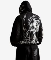 Wasted Paris ATM Boxy Zip-Sweatshirt avec capuchon (black)