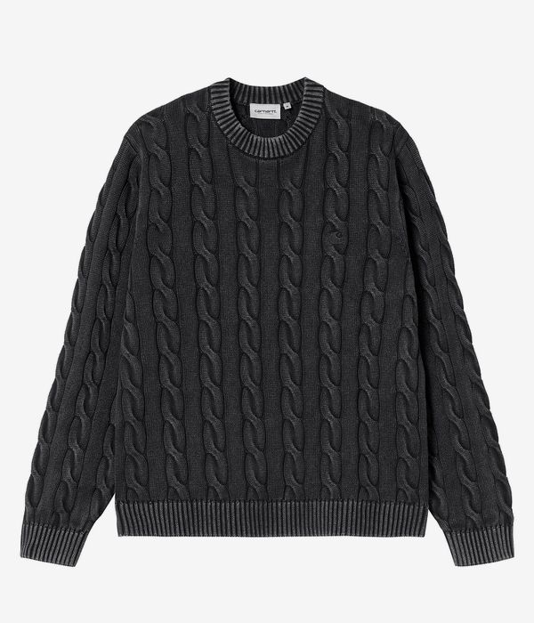 Carhartt WIP Carter Sweatshirt (black garment dyed)