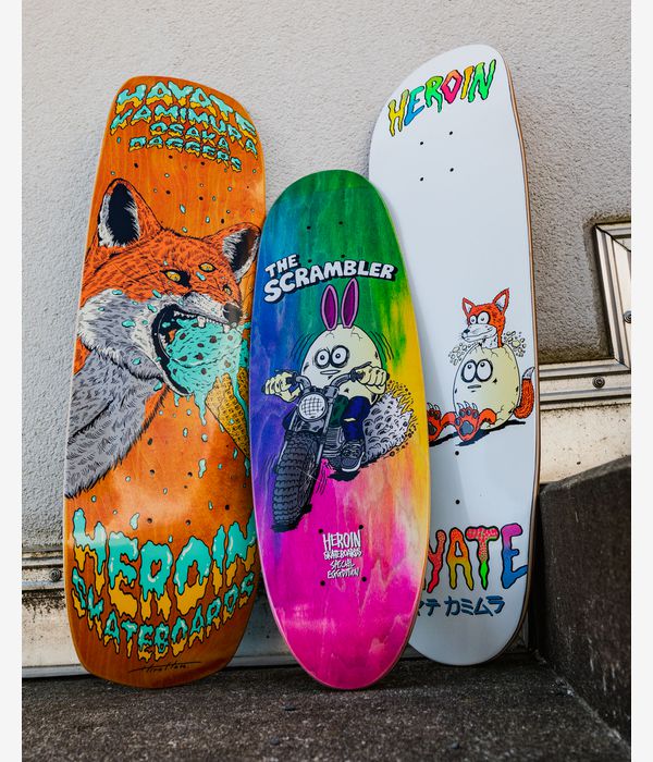 Heroin Skateboards The Scrambler Easter Edt. 7.875" Skateboard Deck (multi)