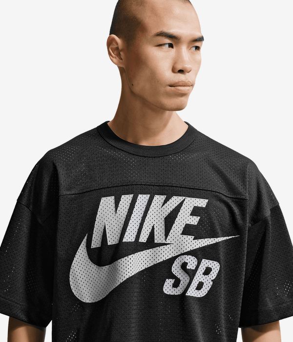 Nike SB Mesh Football Trikot T-Shirt (black)