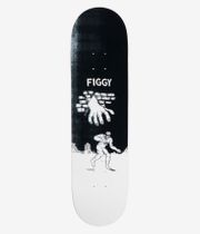Baker Figgy Crop Circles 8" Skateboard Deck (black white)