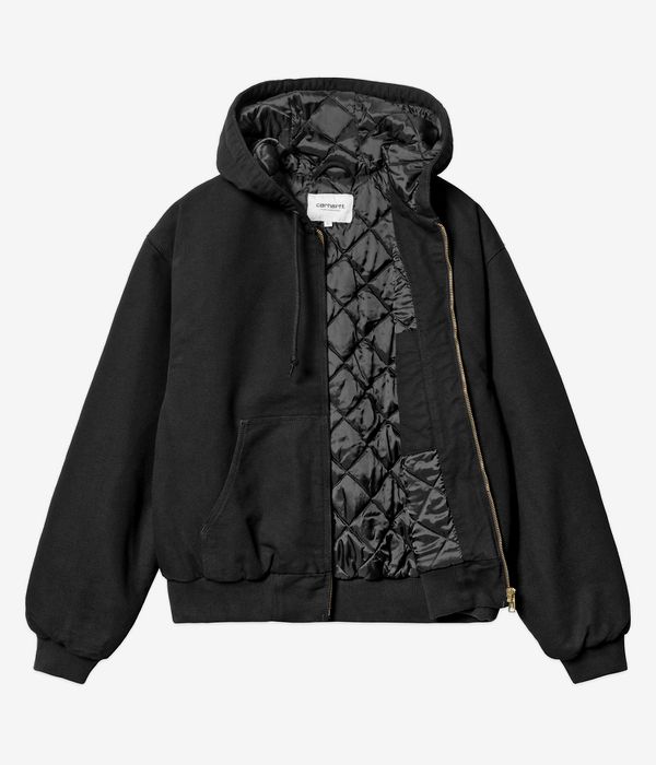 Carhartt WIP W' OG Active Organic Dearborn Giacca women (black rinsed)