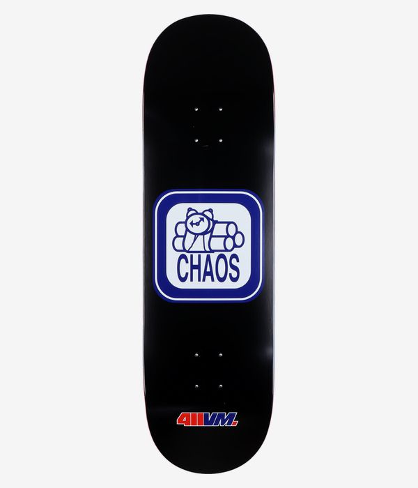 411 Chaos Icon 9" Skateboard Deck (black)