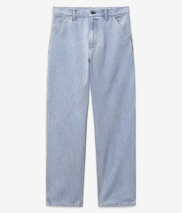 Carhartt WIP Single Knee Pant Smith Jeansy (blue heavy stone bleached)