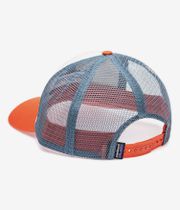 Patagonia P-6 Logo LoPro Trucker Cap (white redtail rust)