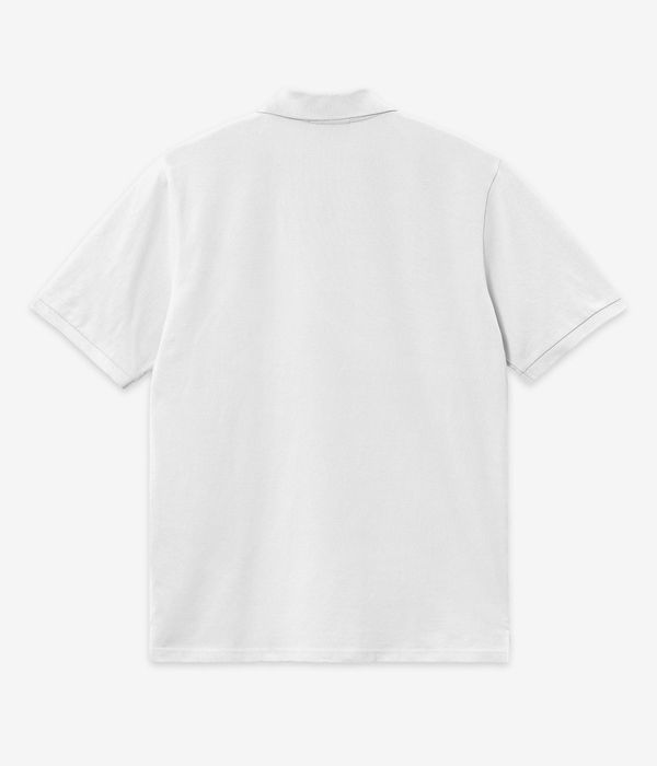 Carhartt WIP Chase Pique Polo-Shirt (white gold)