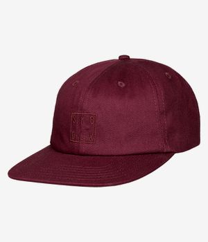 skatedeluxe Square 6 Panel Cap (bordeaux)