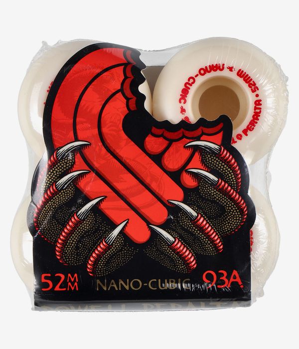 Powell-Peralta Dragons Nano Cubic Asymmetrical Offset Rollen (offwhite) 52 mm 93A 4er Pack