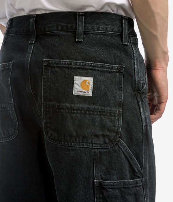 Shop Carhartt WIP Single Knee Pant Smith Jeans (black stone washed) online