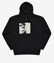 Glue Skateboards Whisper Zip-Sweatshirt avec capuchon (black)