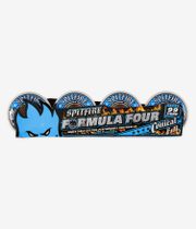 Spitfire Formula Four Conical Full Wheels (white blue) 52mm 99A 4 Pack