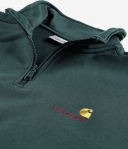 Carhartt WIP America Script Half Zip Sweatshirt (conifer)