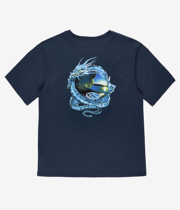 Shop Yardsale Wave Serpent T-Shirt (navy) online | skatedeluxe