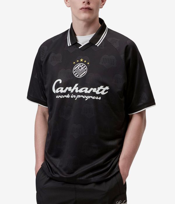 Carhartt WIP Terrace Football Jersey T-Shirt (black)