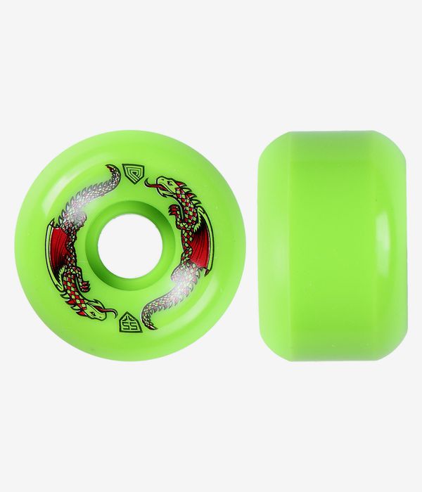 Powell-Peralta Dragons V6 Wide Cut Roues (green) 55 mm 93A 4 Pack