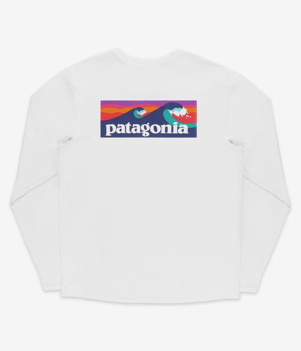 Patagonia Cap Cool Daily Graphic Camiseta de manga larga (white)