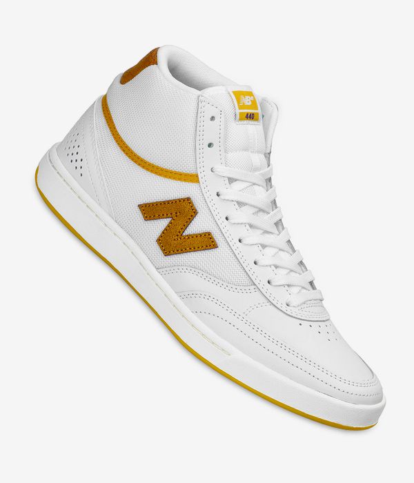 New Balance Numeric 440 High Shoes (white yellow)