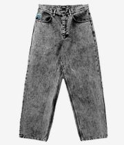 Blue Flowers Reworked Jeans (acid wash)
