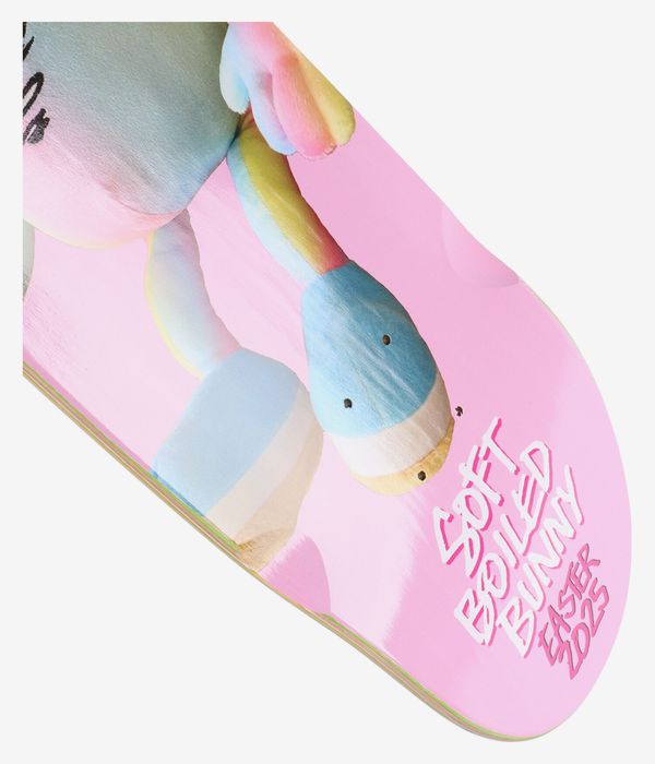 Heroin Skateboards Soft Boiled Bunny Symmetrical 9.125" Planche de skateboard (multi)