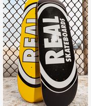 Real Team Classic Oval 8.25" Skateboard Deck (black)