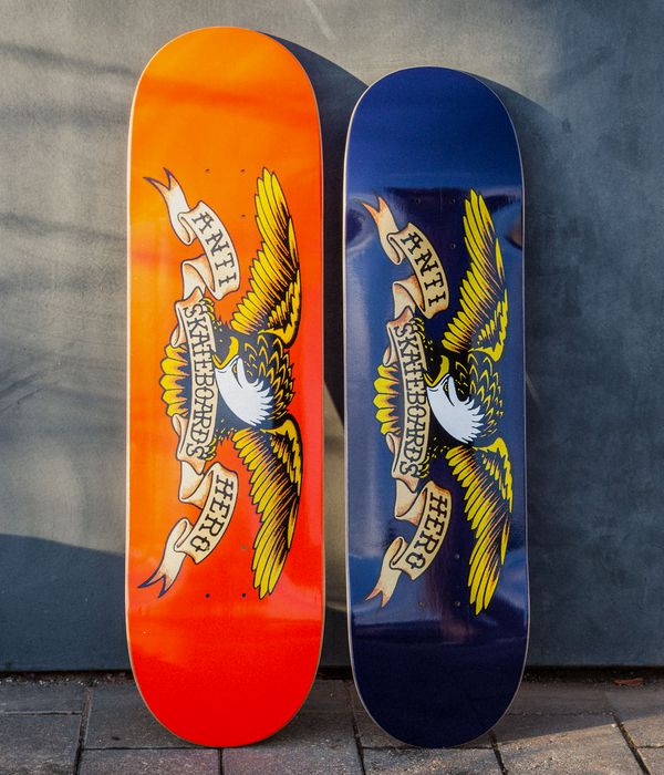 Anti Hero Team Classic Eagle 9" Skateboard Deck (orange)