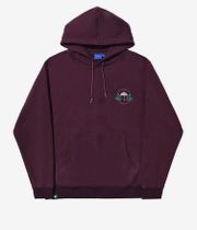 Hélas La Marque sweat à capuche (dark plum)