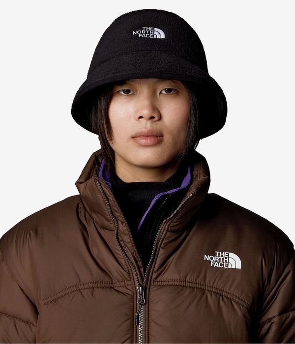 Shop The North Face Fleeski Street Bucket Hat tnf black emroidered online skatedeluxe