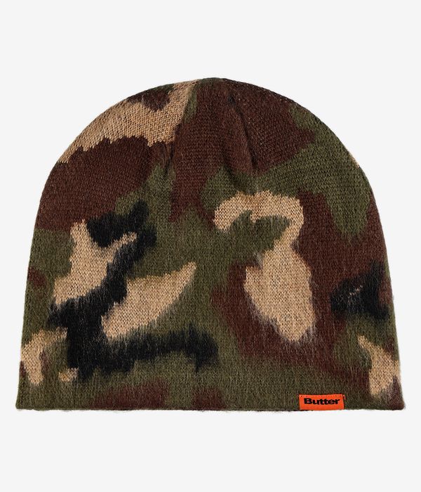 Butter Goods Mohair Skully Mütze (woodland camo)