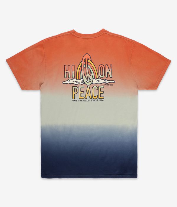 Vans Peace Of Mind Dip Dye T-Shirt (melon celadon green)