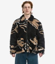Obey Mushroom Sherpa Jacket (dark navy multi)
