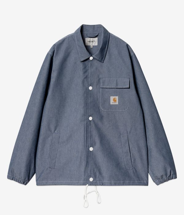 Carhartt WIP Blake Coach Chambray Jacket (blue rinsed)