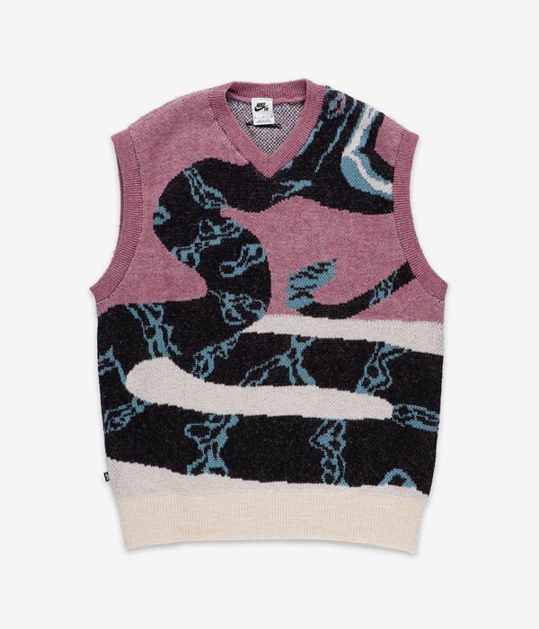 Shop Nike SB Snake Sweatshirt plum dust light orewood online skatedeluxe