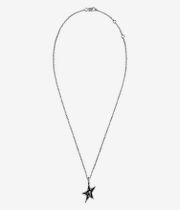 Twojeys Black Enameled Icon collier (silver)