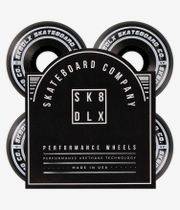 skatedeluxe Conical Wielen (black) 51mm 100A 4 Pack