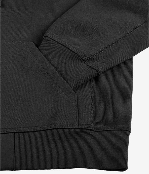 Carhartt WIP American Script Hooded Bluza z Kapturem na Zamek (black)