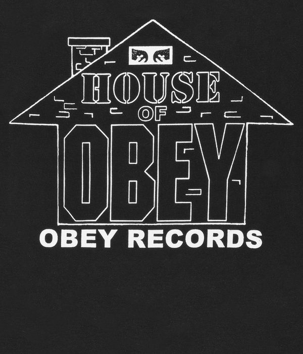 Obey House Of Records T-Shirt (black)