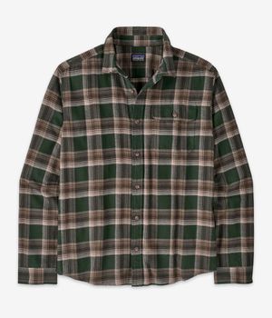 Patagonia LW Fjord Flannel Hemd (cozy cabin treeline green)
