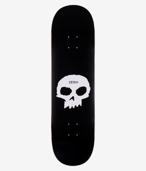 Zero Team Single Skull 8.75" Skateboard Deck (black white)