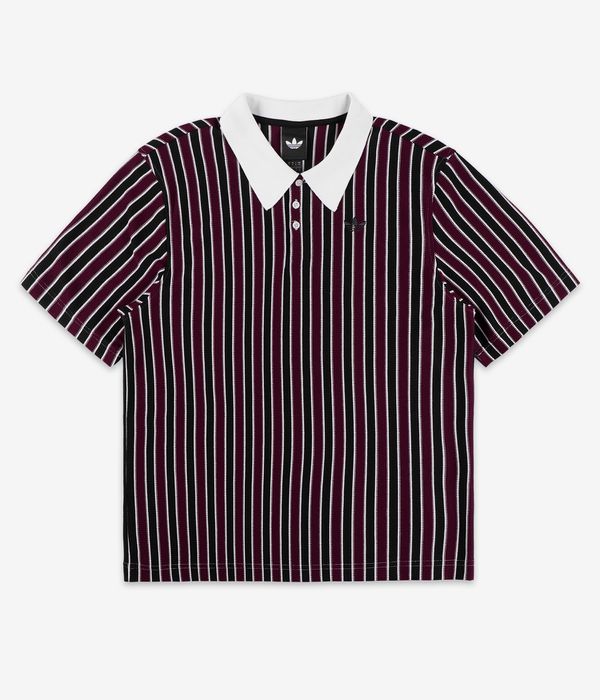 adidas SK OG Jersey Polo-Shirt (white black maroon)