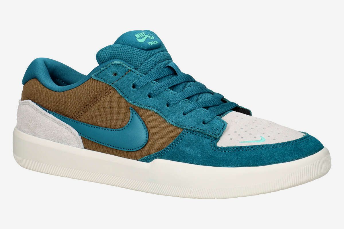 Nike SB Force 58 Schuh (moosswood brown geode teal lt or)