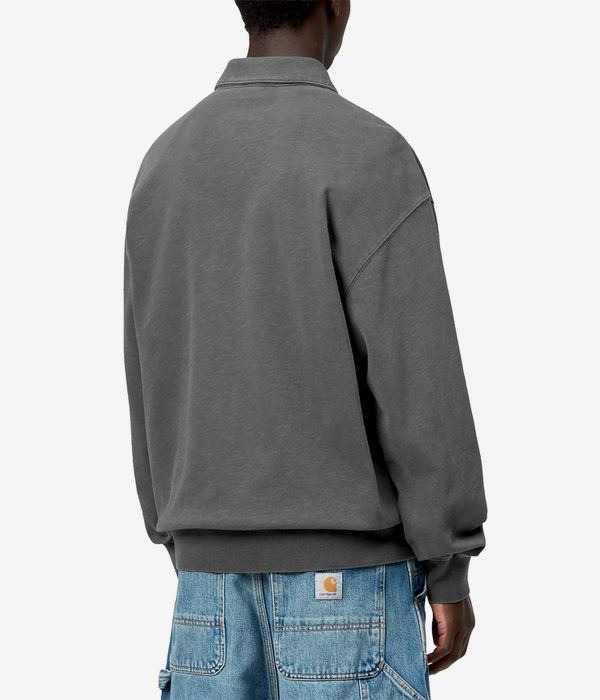 Carhartt WIP Harper Polo-Shirt (black garment dyed)