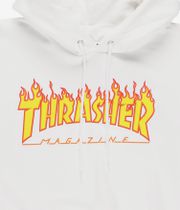 Thrasher Flame Hoodie (white)
