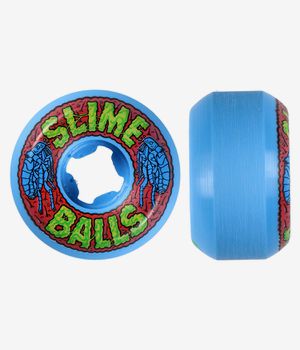 Santa Cruz Flea Balls Speed Balls Slime Balls Rouedas (green multi) 53mm 99A Pack de 4