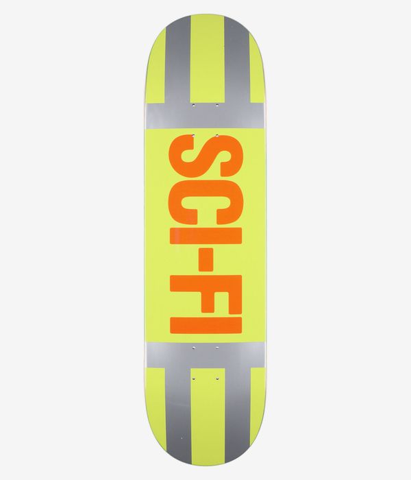 Sci-Fi Fantasy Safety Vest 8.5" Skateboard Deck (neon green)