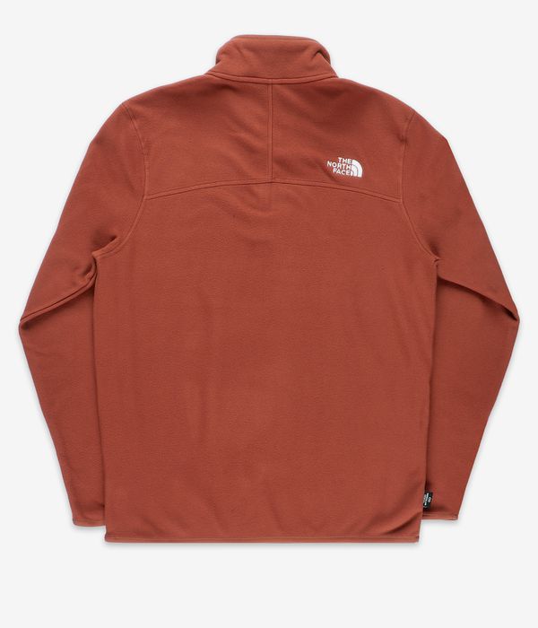 The North Face 100 Glacier 1/4-Zip Sweatshirt (brandy brown)