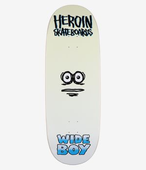 Heroin Skateboards Wide Boy Face 10.75" Planche de skateboard (yellow)