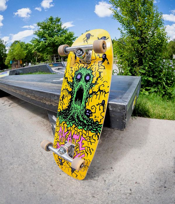 skatedeluxe Doomed Rocket Shape 9.25" Skateboard Deck (multi)